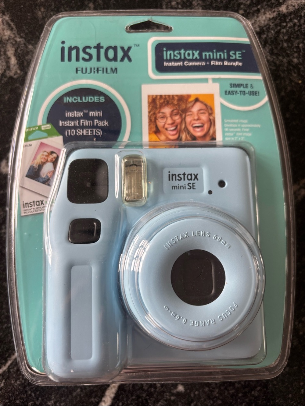 Fujifilm instax mini SE Instant Camera - Baby Blue